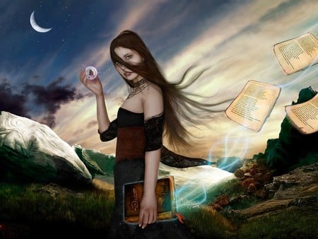 MAGIC BEAUTY - pages, magic, crecent, beauty, books