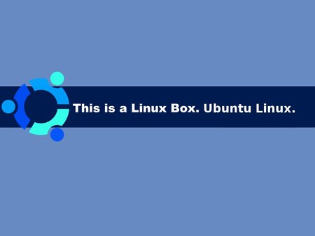 ubuntubox blue - linux, ubuntu, blue