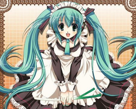 hatsune miku - anime, girl