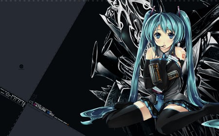 hatsune miku - anime, girl