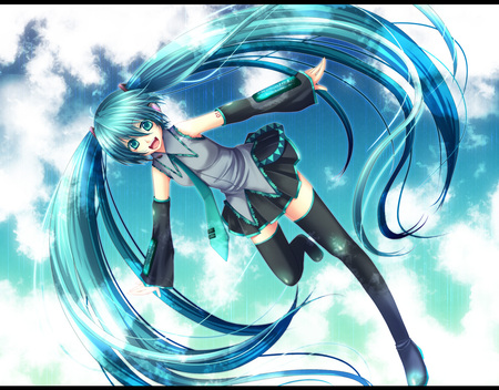 Miku Hatsune - anime, girl