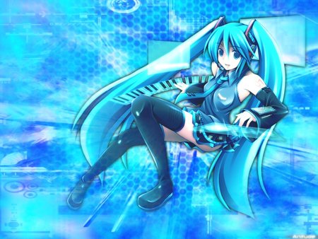 Hatsune_Miku - anime, girl