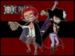 Shanks and Mihawk