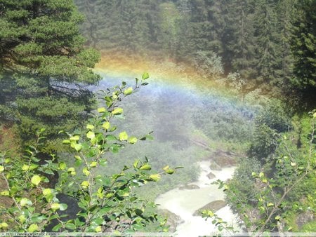 Rainbow - rainbows, nature