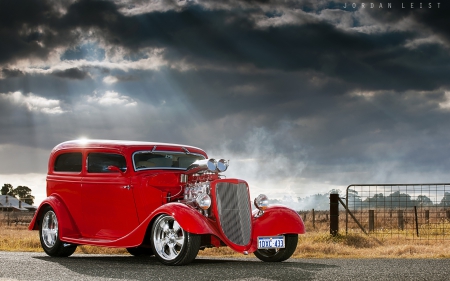 ford - ford, custom, car, hot rod