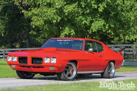 1970-Pontiac-GTO - red, classic, muscle, gm