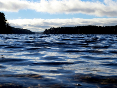 Lake - lake, water, summer, wave