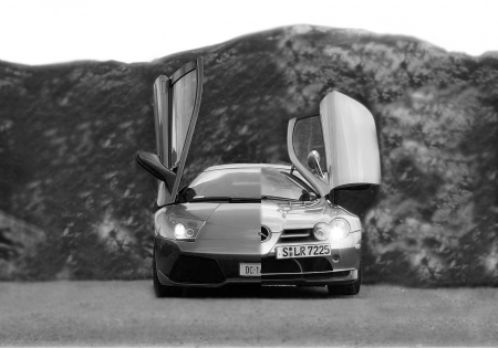 SLR Murcielago - lamburghini, slr, mercedes, Murcielago