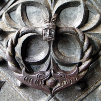 Door knocker at St. Annes church