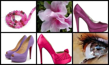 On my Mind - shoes, lavender, people, pink