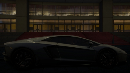 Lamborghini Aventador in the dark - need for speed, lamborghini, aventador, most wanted