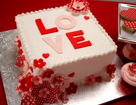 â™¡.â™¡HAPPY VALENTINE's DAY â™¡.â™¡ - cake, love, valentine day, cream