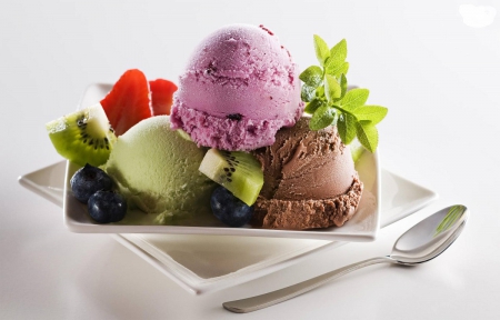 Colours - ice cream, colours, fruits, colourful