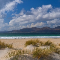 lovely sandy beach on the bay