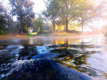 Morning reflections. - nature, rivers, others, sunrise