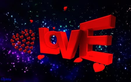 LOVE - lowe, universe, star, heart