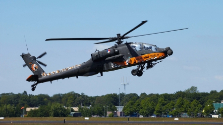 Apache Helicopter Dutch Airforce - helicopter, dutch, apache, airforce, military