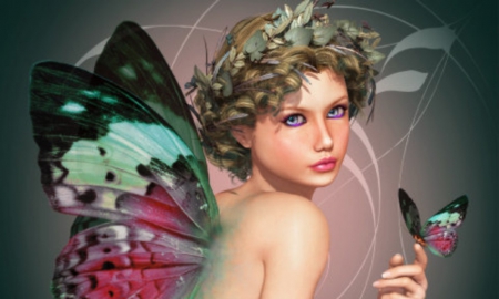 FAIRY - wings, butterfly, fairy, female