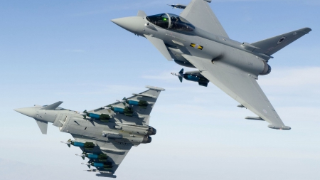 Eurofighter Typhoon - typhoon, plane, eurofighter, military