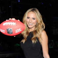 Stacy Keibler enjoying 2014 Super Bowl go Seahawks