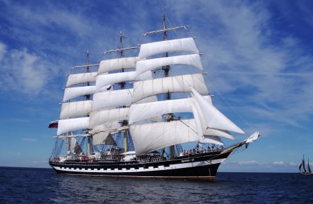 Kruzenshtern - kruzenshtern, ship, boats, ships, tall ships, boat, tall ship