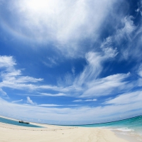 Okinawa sky beach, Japan