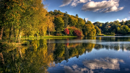 *** Autumn lake *** - nature, fall, lake, autumn