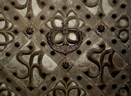 Door knocker at St. Annes church - door, knocker, old, St Annes church, church, Door knocker