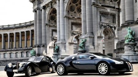 bugatti - street, cars, bugatti, clasic