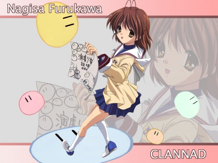 Nagisa - Nagisa Okazaki, Anime Girl, Nagisa, Furukawa, Nagisa Furukawa, Anime, Clannad, Clannad After Story, Okazaki, Dango Dango