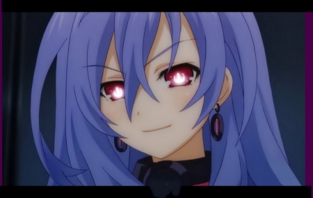 bright shiny eyes of neptunia's heart