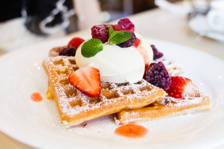 waffles - fun, waffles, yummy, entertainment, foods