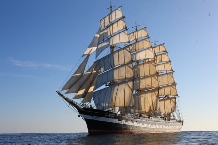 Kruzenshtern - boats, Tall Ships, Tall Ship, Kruzenshtern, ship, boat, ships