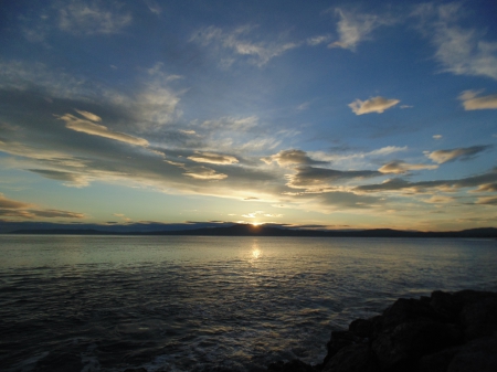 Sunset - Kalamata, Greece, Marina, Sea