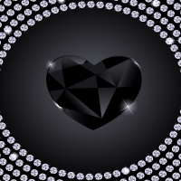 Black Diamond Heart