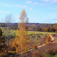 Autumn in Abava valley.