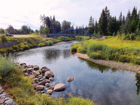 Amata river. - nature, others, landscape, summer, rivers