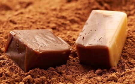 Caramel - toffee, close-up, caramel, brown, cocoa, nougat