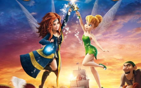 The Pirate Fairy - tinkerbell, anime, beautiful, fairy, movies, entertainment, the pirate fairy, tinker bell