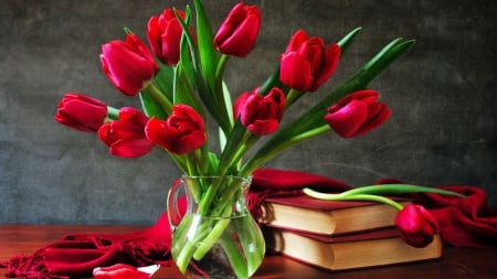 Still Life! - still, tulips, bouquet, life