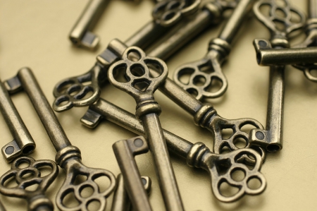 Keys - key, brown, old, keys, old keys, old key