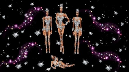 Dripping With Diamonds - diamonds, sparkle, shiny, glittery