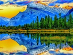 superb nature landscape hdr