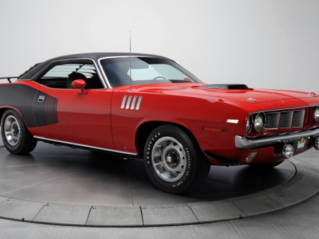 Plymouth   Cuda 1971 - Cuda, supercar, vehicle, Plymouth, car, vintage, Hemi, old, wallpaper