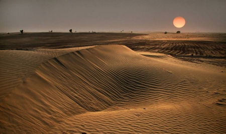 Sunset - sand, amazing, sunset, sun