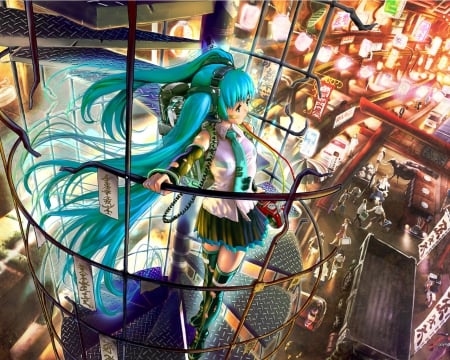 vocaloid - nice hair, cute outfit, awesome, cool