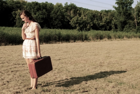 Travelling In Pairs - people, female, model, shadow