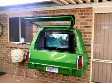 TELEVISION CABINET - CAR, FUNNY, TV, CABINET