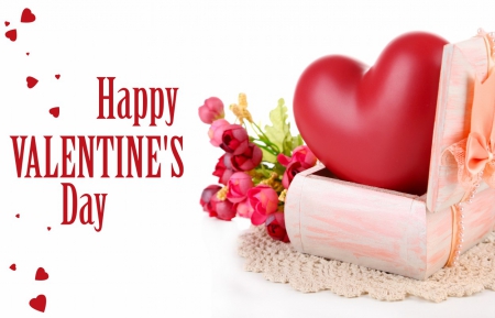 Valentine's Day Love - pearls, happy valentines day, roses, heart, valentine, s, hearts, bow, valentines, box, lace, valentines day, doily, ribbon, flowers