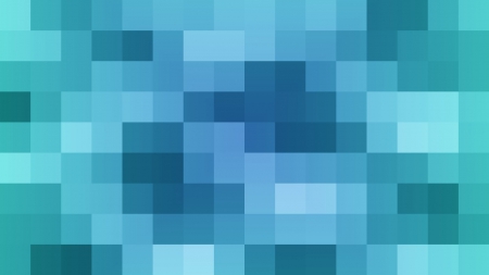 Blue Squares - abstract, Light, green, squares, Blue